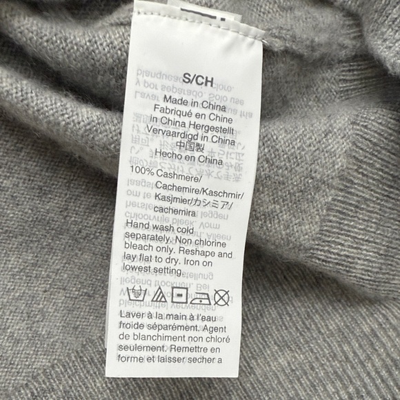 J. Crew Heather Gray Cashmere Knit - Picture 4 of 6